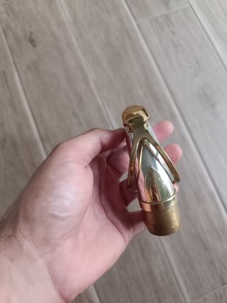 Tudel de Plata Maciza para Saxo Tenor