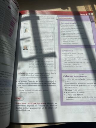 packs libros frances  1 y 2 bachillerato