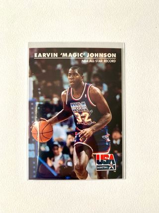 Carta NBA Magic Johnson #34 NBA Skybox 1992 USA