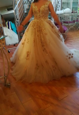 Vestido novia princesa