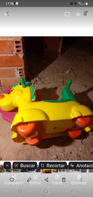 Correpasillos infantil.