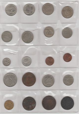 Lotto 90 monete Mondiali MN122