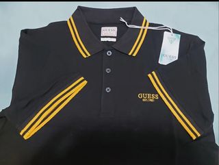 Camiseta Polo de Algodón Elástico,Guess,Talla XS..