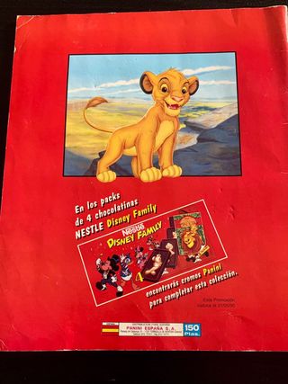 El Rey Leon Album completo Panini