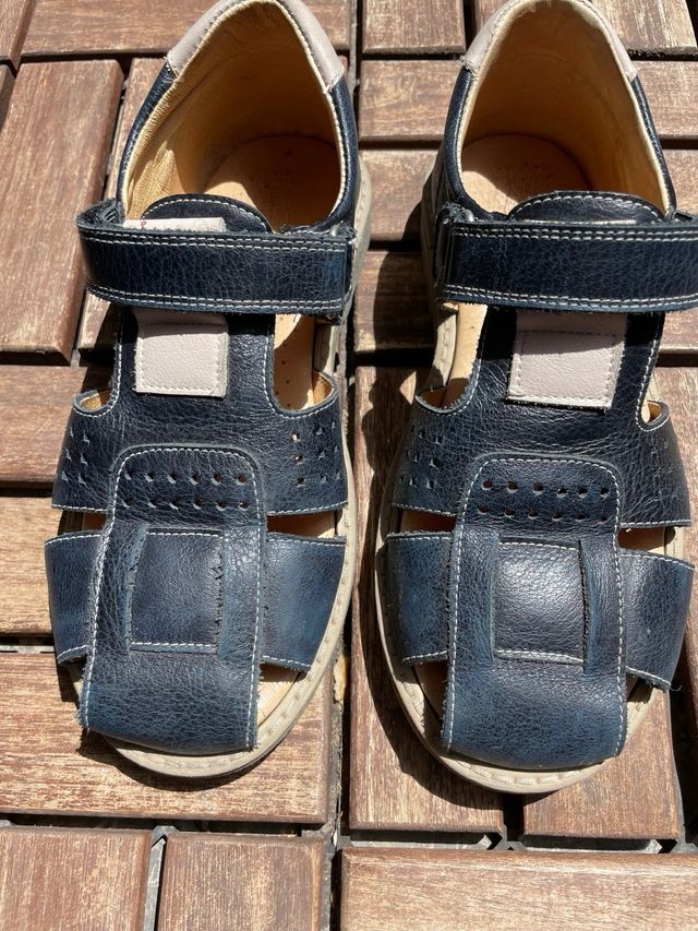 Sandalias piel niño