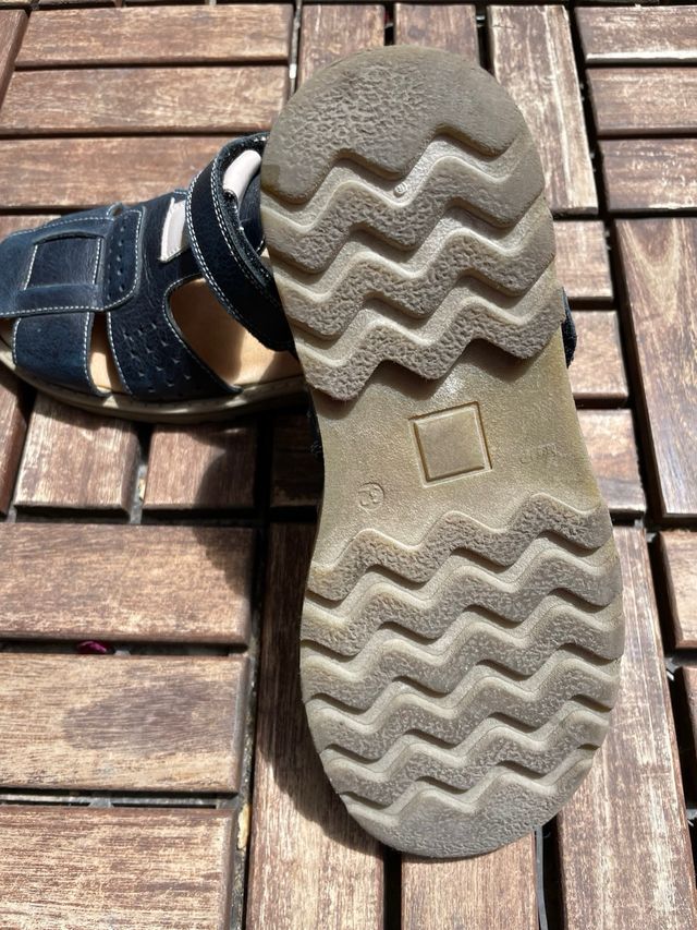 Sandalias piel niño