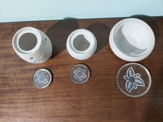 Portacandele in ceramica