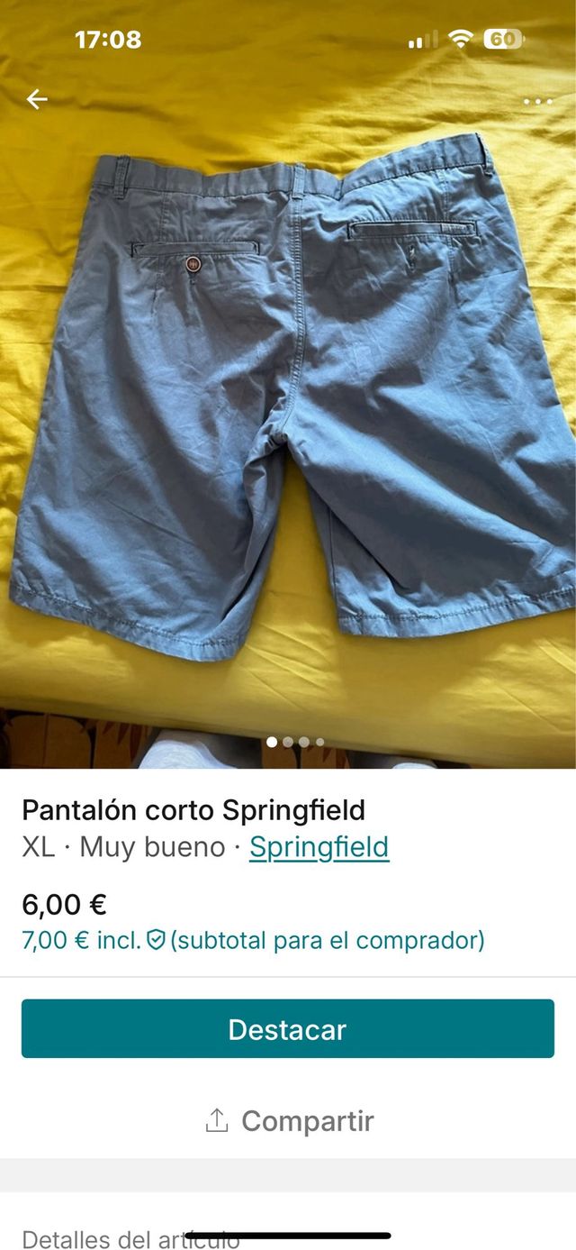 Pantalon Corto Springfield
