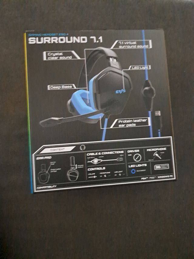 cascos gaming ESG4 SURROUND 7.1