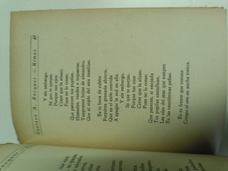 Libro Clásico Rimas Becquer