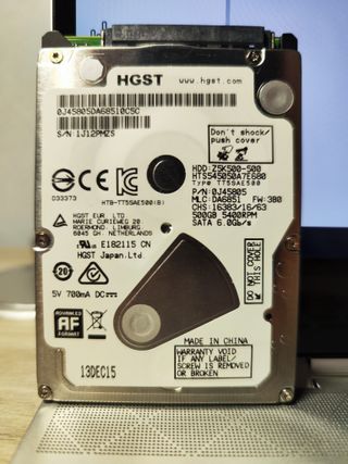 Hard Disk meccanico (HDD) HGST 500gb