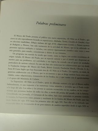 Libro Arte El Niño en el Museo del Prado