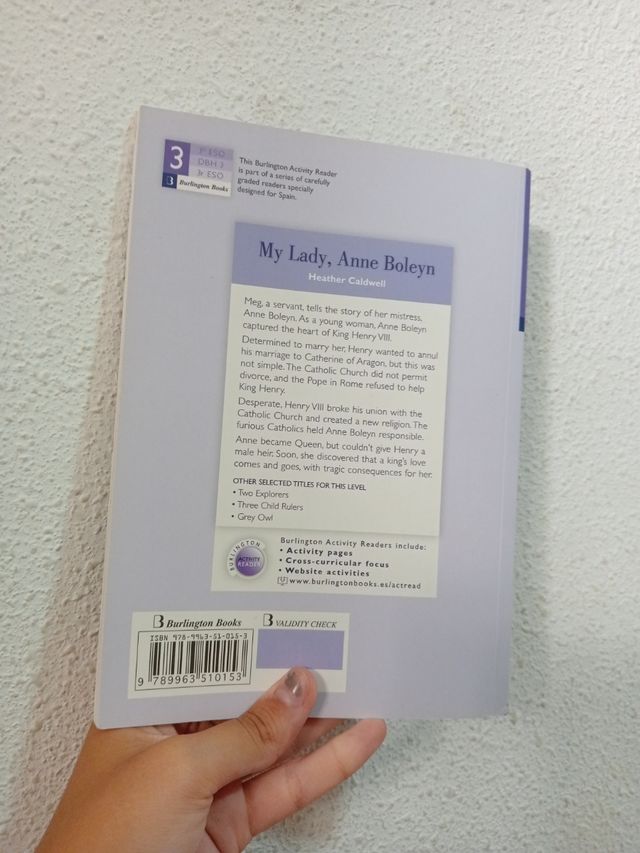 Libro My lady, Anne Boleyn