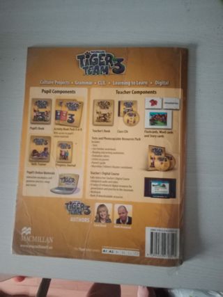 Libro de inglés "Tiger Team " de 4