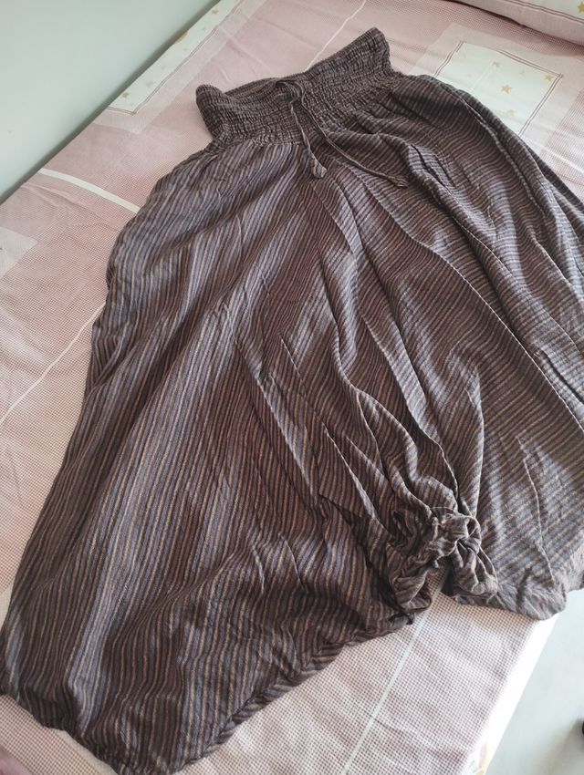 Pantalones harén de rayas 