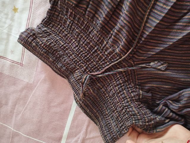 Pantalones harén de rayas 