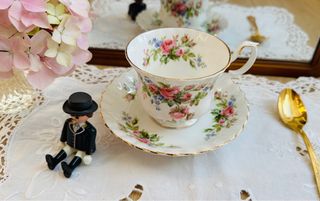 Set de té Royal Albert Moss rose 