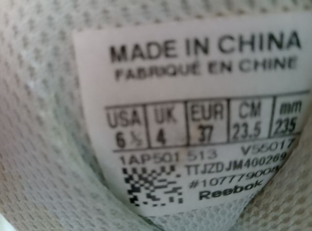 Zapatillas de deporte Reebok mujer 37