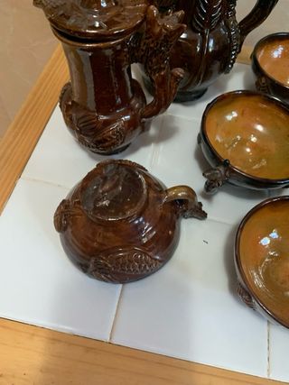 Juego de cafe/te de ceramica Vintage