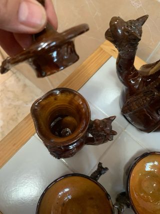 Juego de cafe/te de ceramica Vintage