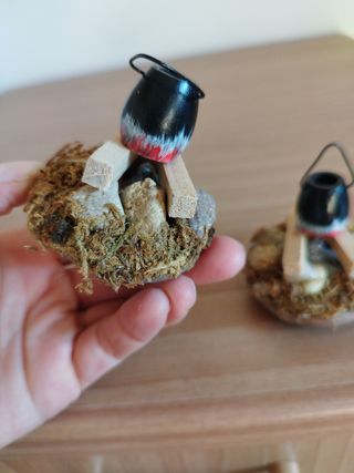 2 statue presepe