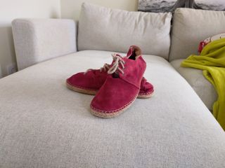 Zapatillas esparto y terciopelo hombre 