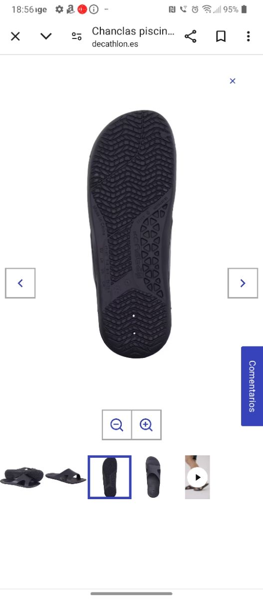 Chanclas decathlon 35-36