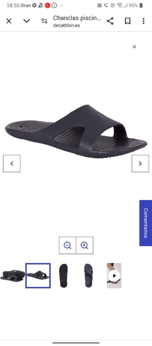 Chanclas decathlon 35-36