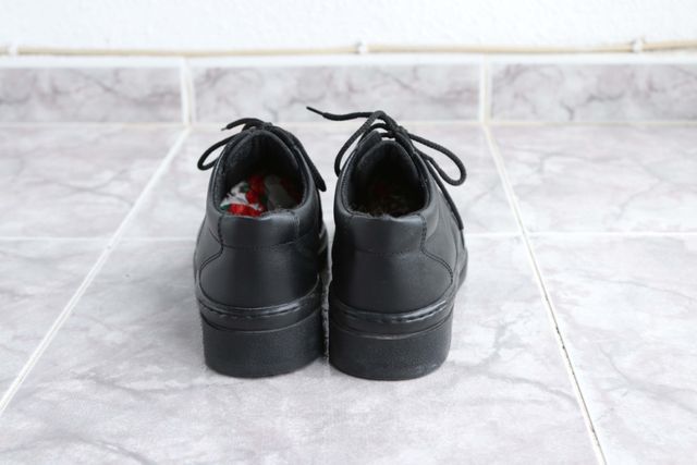 Zapatos negros de trabajo