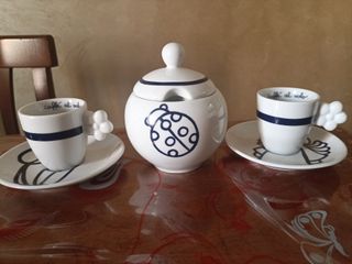 Set 2 Tazzine Thun Espresso con Zuccheriera Pop