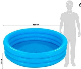 Piscina hinchable 3 aros azul INTEX 58446NP