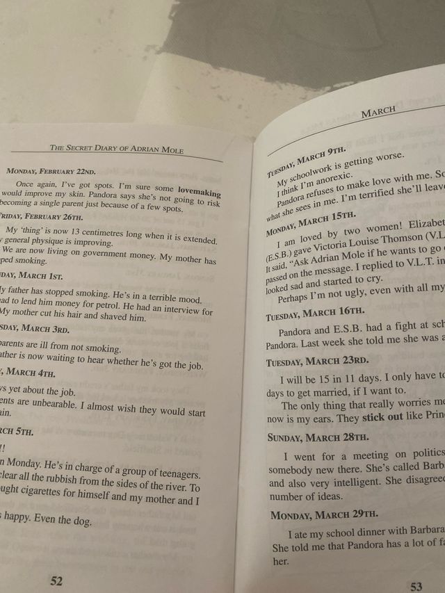 The Secret Diary of Adrian mole