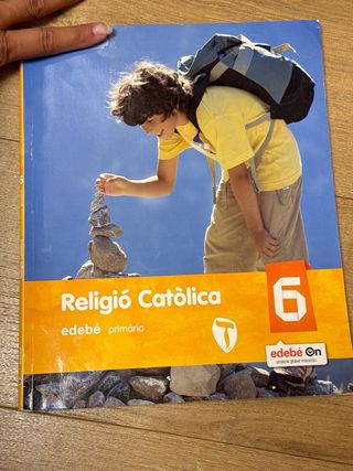 Llibre Religió Catolica 6. ISBN: 9788468317182