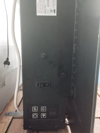 Calefactor electrico efecto llama.