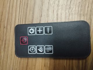 Calefactor electrico efecto llama.