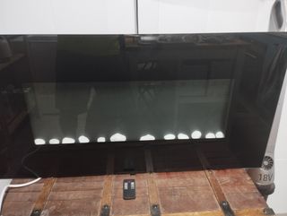 Calefactor electrico efecto llama.