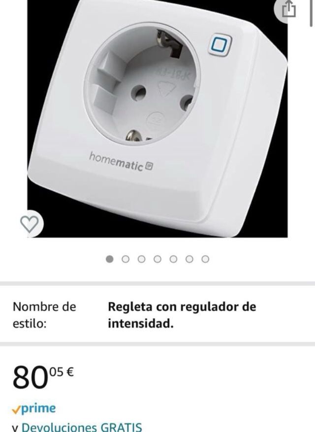 Homematic IP - Enchufe inteligente