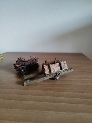 Carretto legna presepe