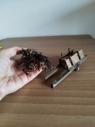 Carretto legna presepe