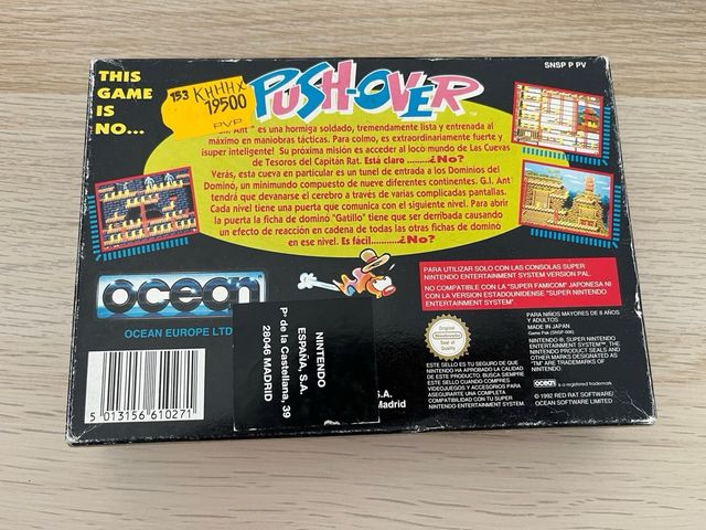 Push Over snes.