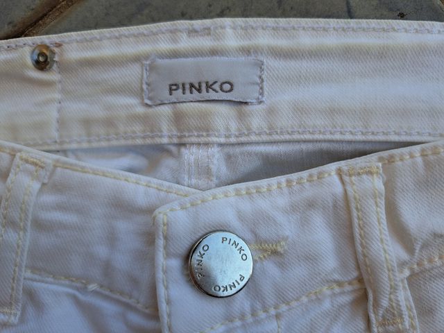 Pantalone donna PINKO bianco