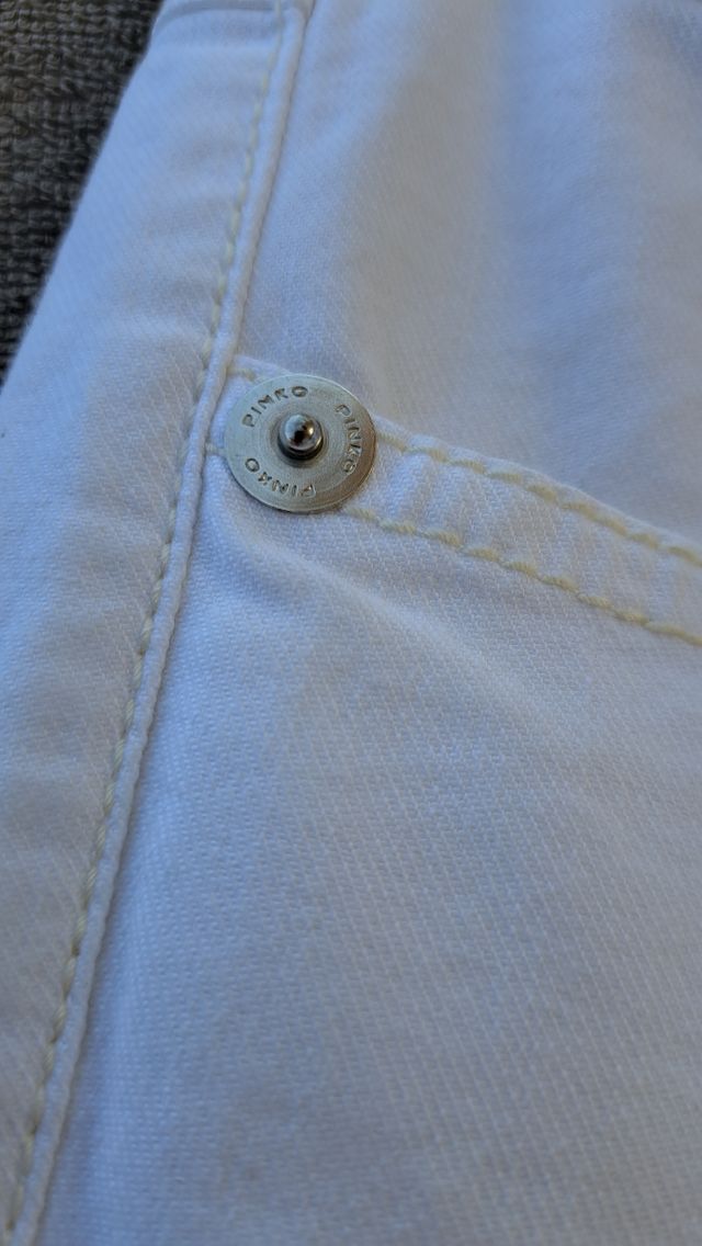 Pantalone donna PINKO bianco