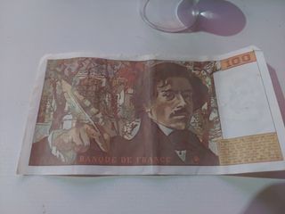 Billete de 100 francos de 1980
