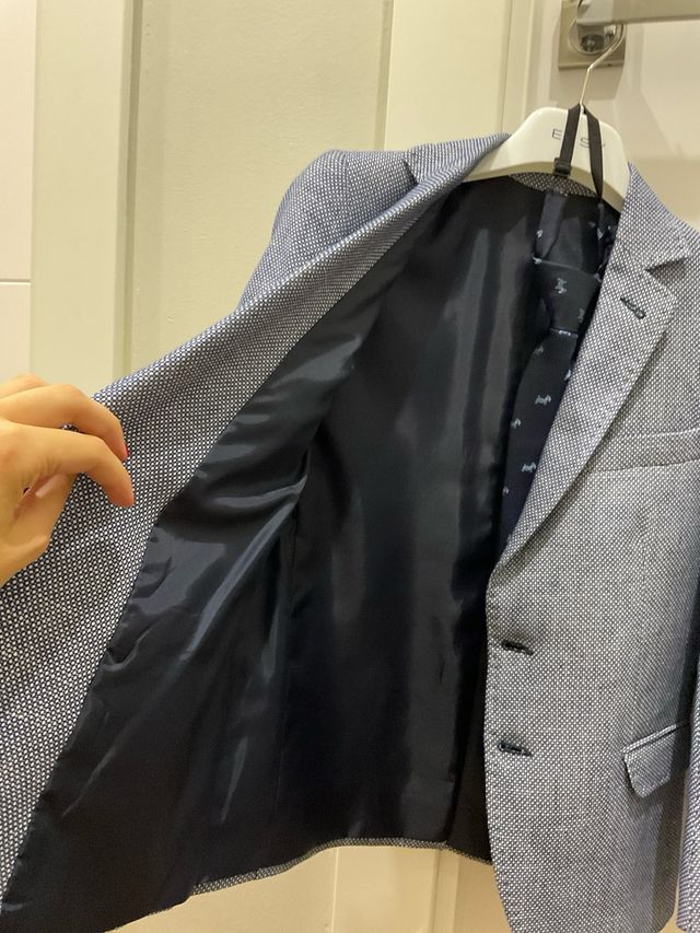 Americana comunion con corbata