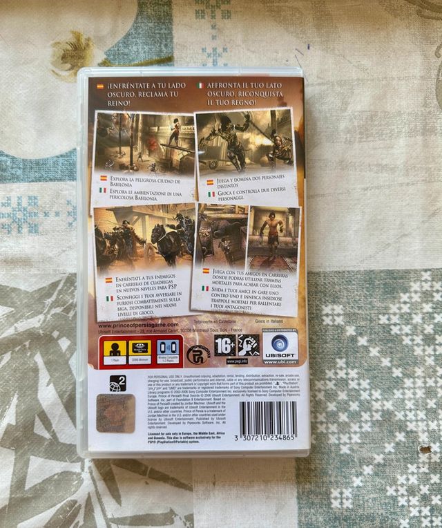 Espadas rivales de Prince of Persia para Sony PSP y PAL