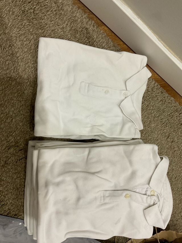 Polos Blancos de niño