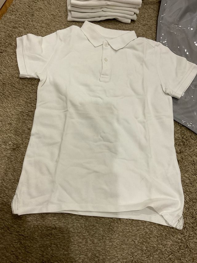 Polos Blancos de niño