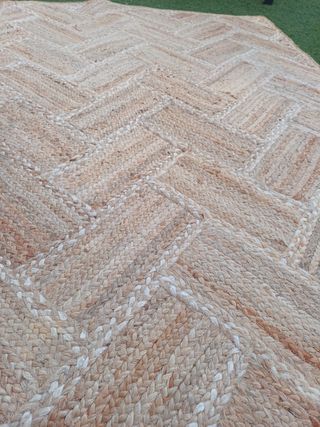 Alfombra yute trenzada