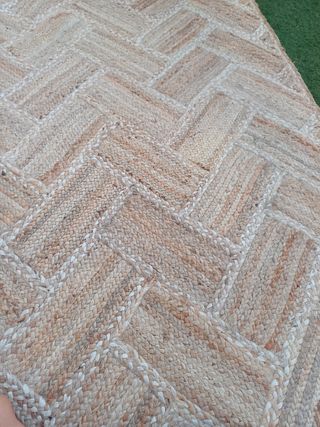 Alfombra yute trenzada