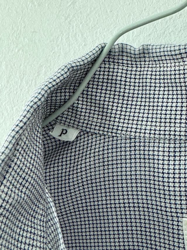 Camisa cuadriculada manga corta Pappa Jou
